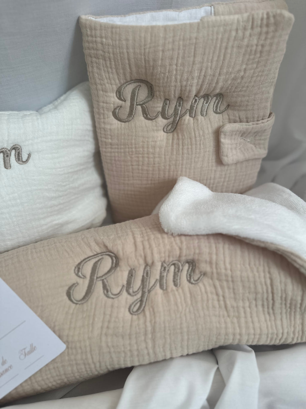 Coffret douceur naissance - gaze de coton