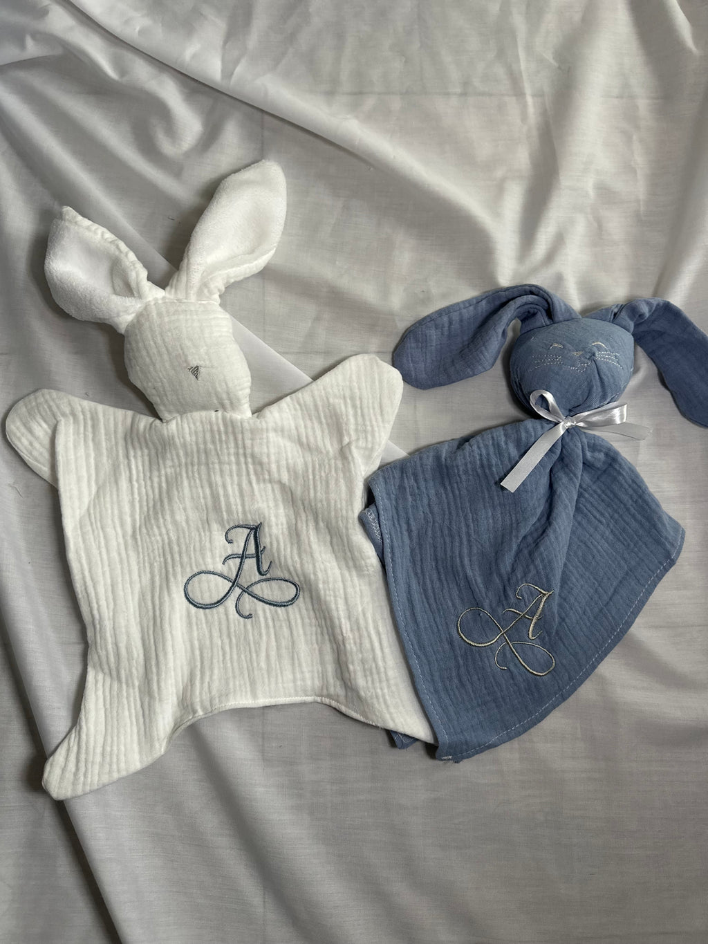 Doudou en gaze de coton - personnalisable