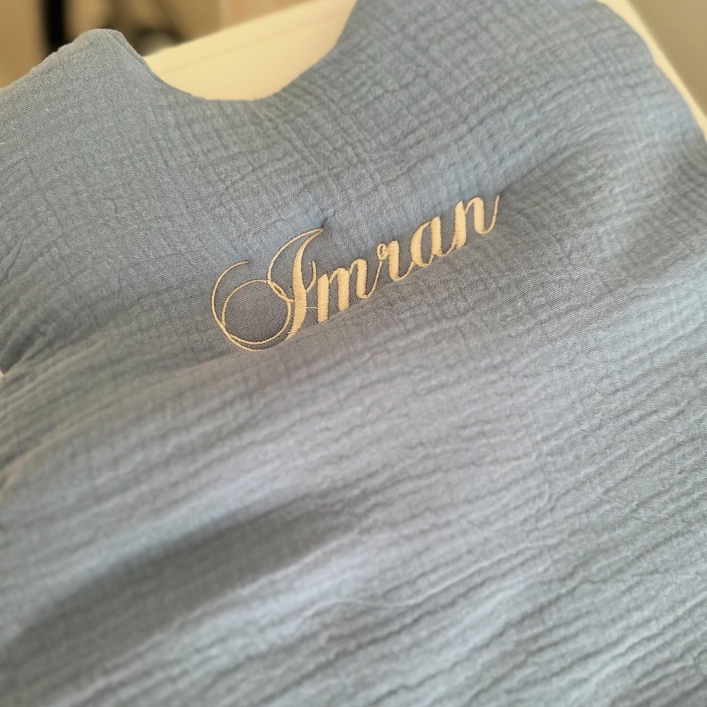 Gigoteuse manches courtes en double gaze de coton