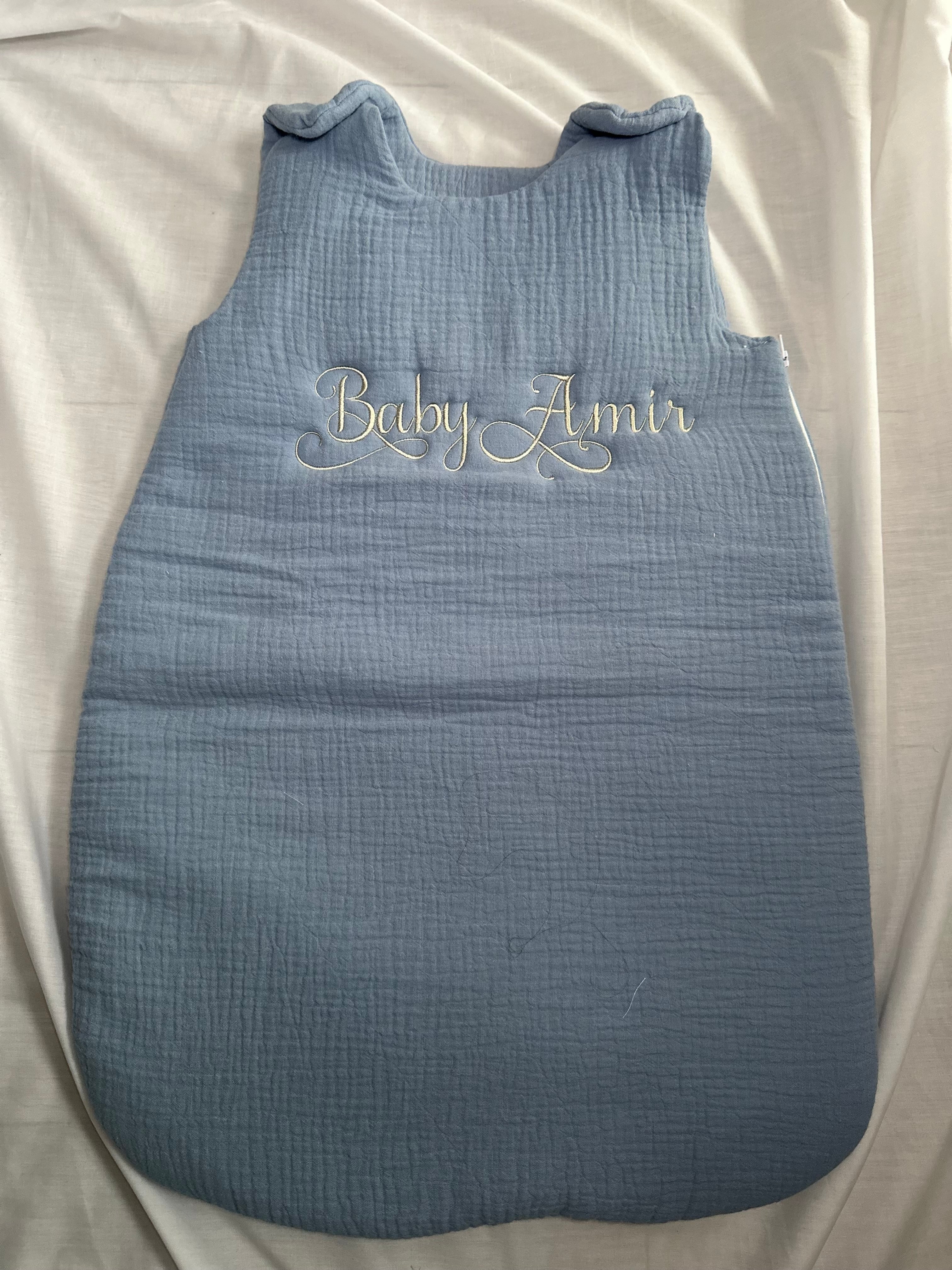 Gigoteuse manches courtes en double gaze de coton