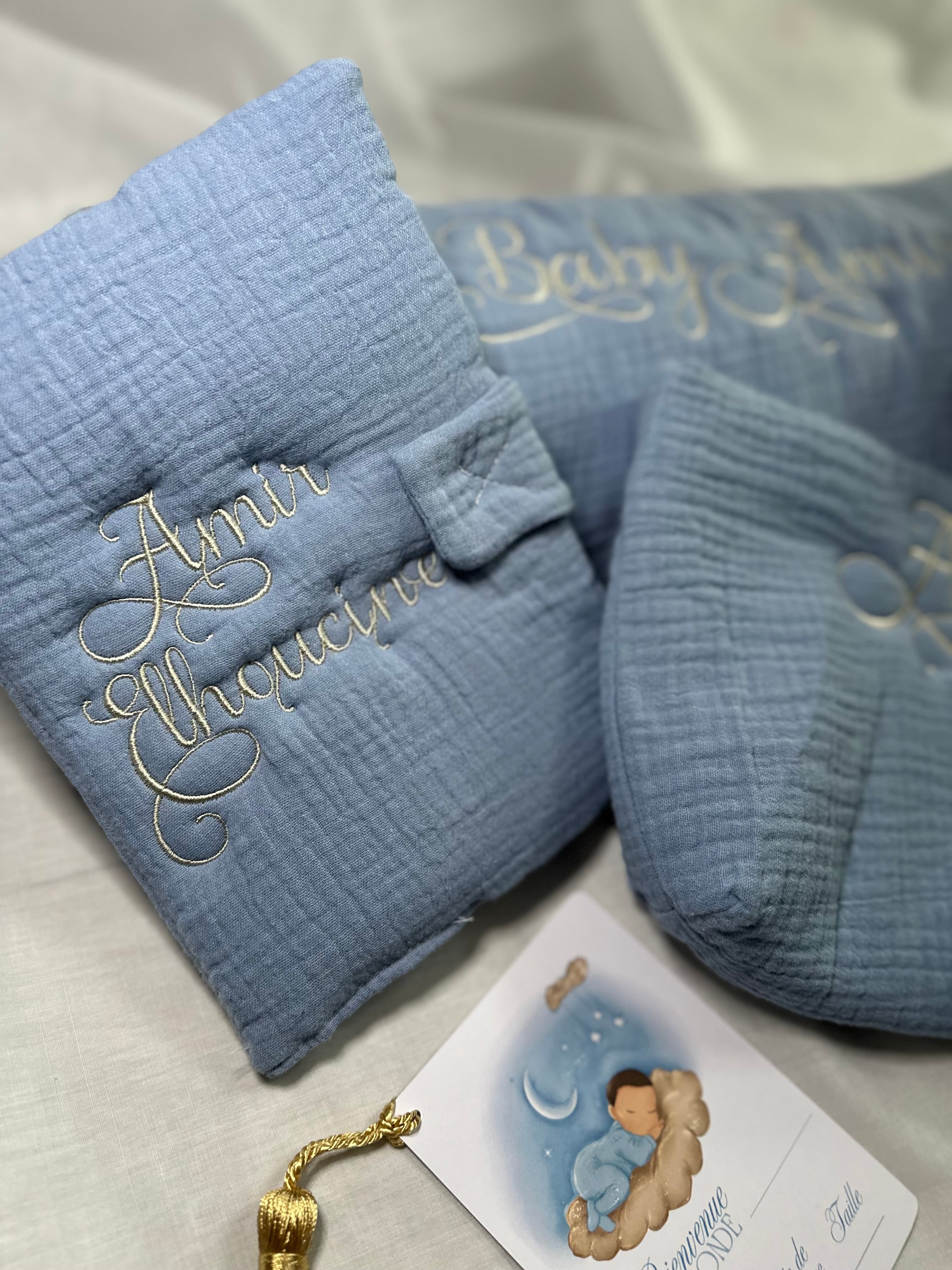 Coffret douceur naissance - gaze de coton