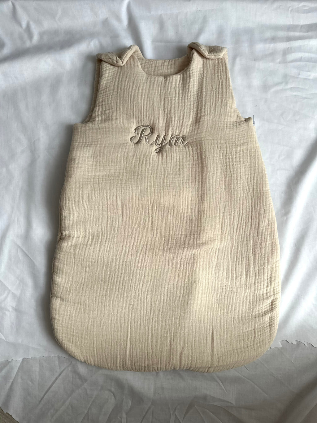 Gigoteuse manches courtes en double gaze de coton