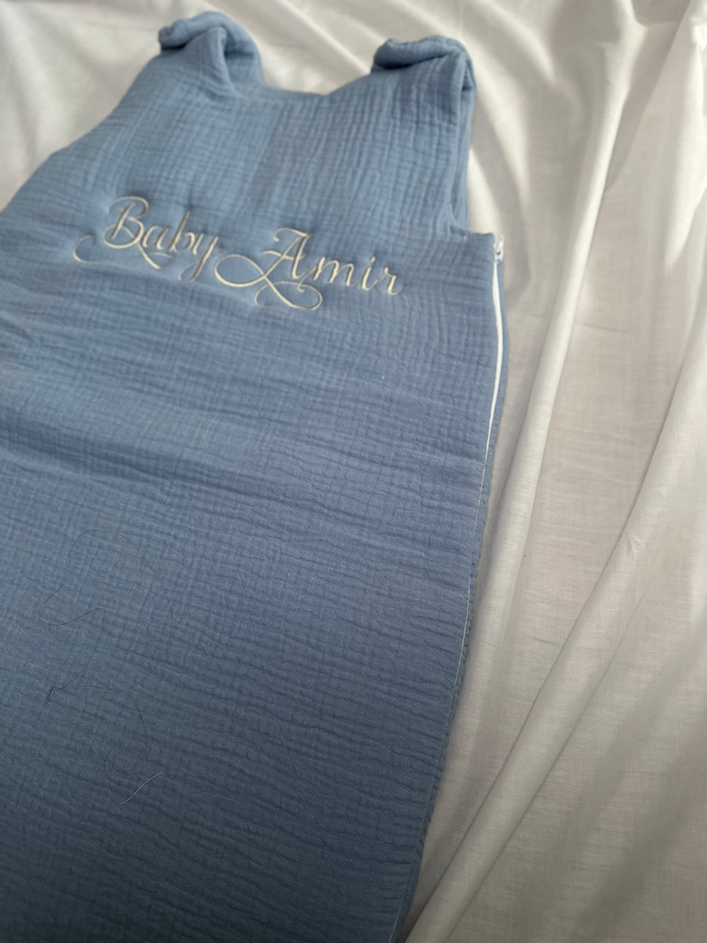 Gigoteuse manches courtes en double gaze de coton