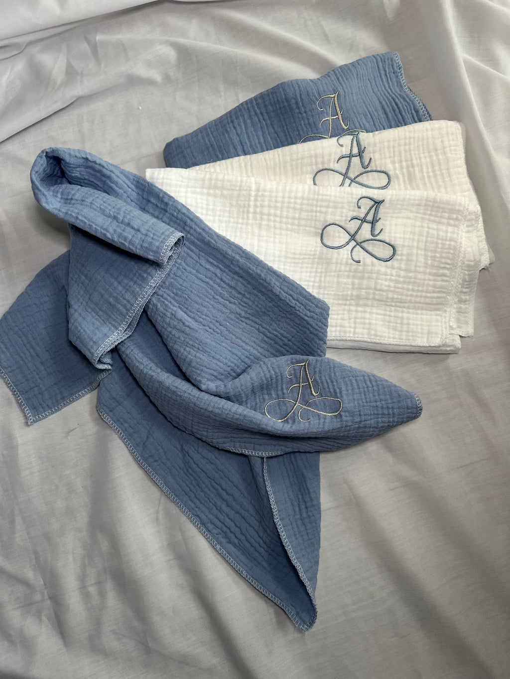 Lot de 2 langes en gaze de coton – Douceur et confort pour bébé