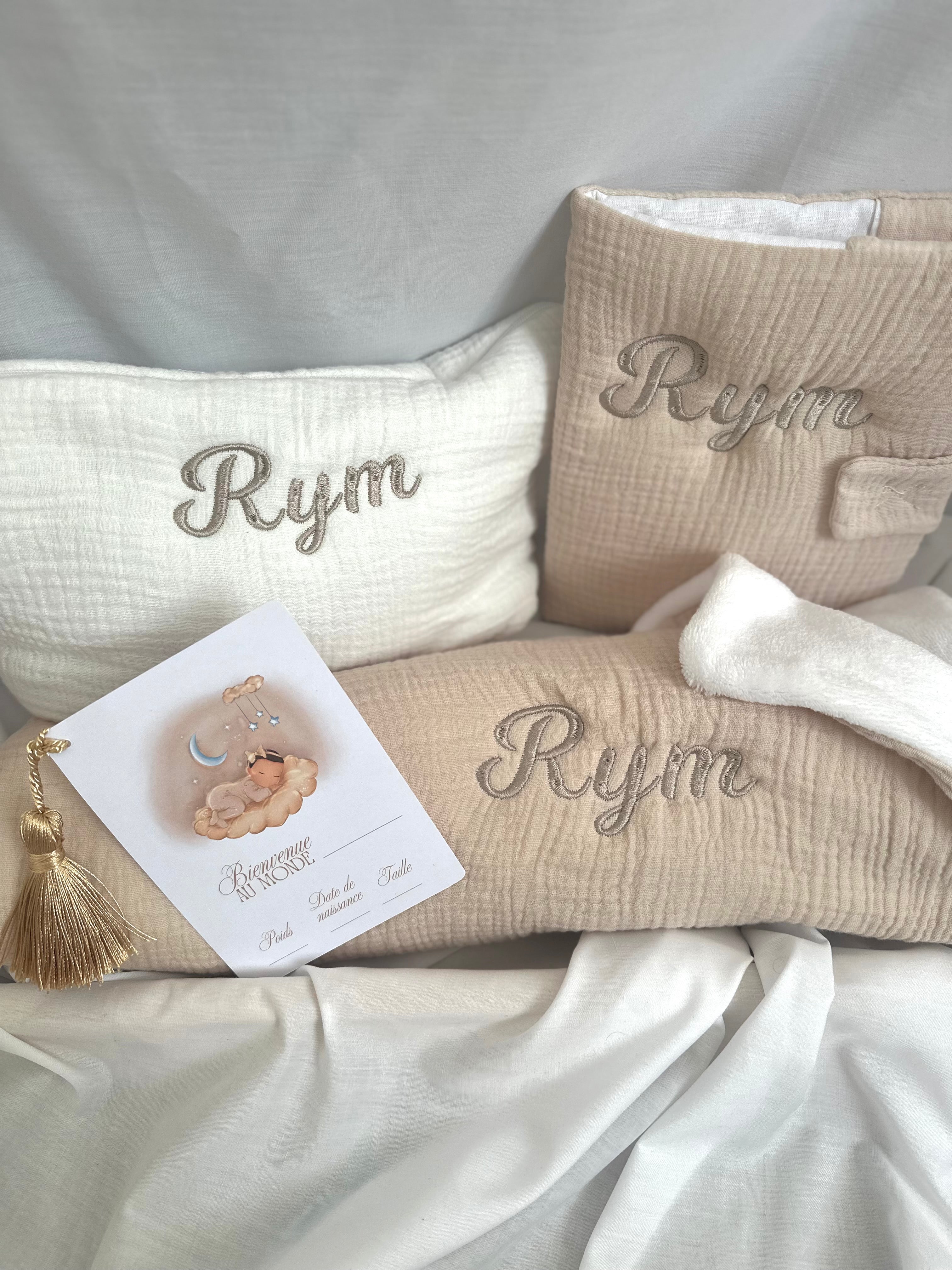 Coffret douceur naissance - gaze de coton