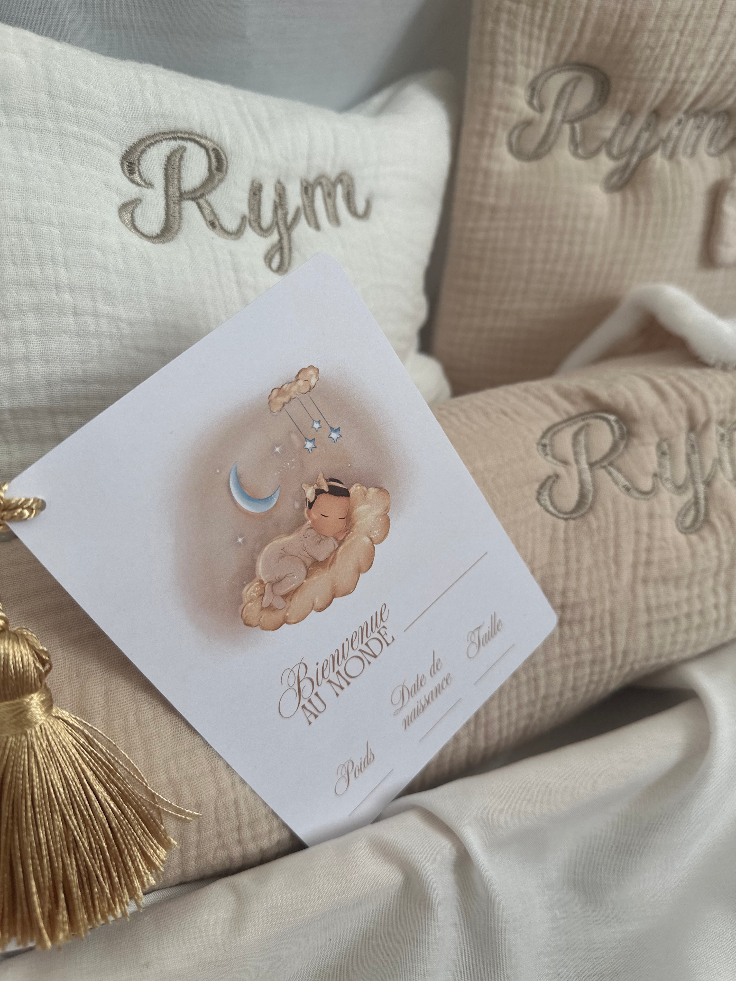 Coffret douceur naissance - gaze de coton