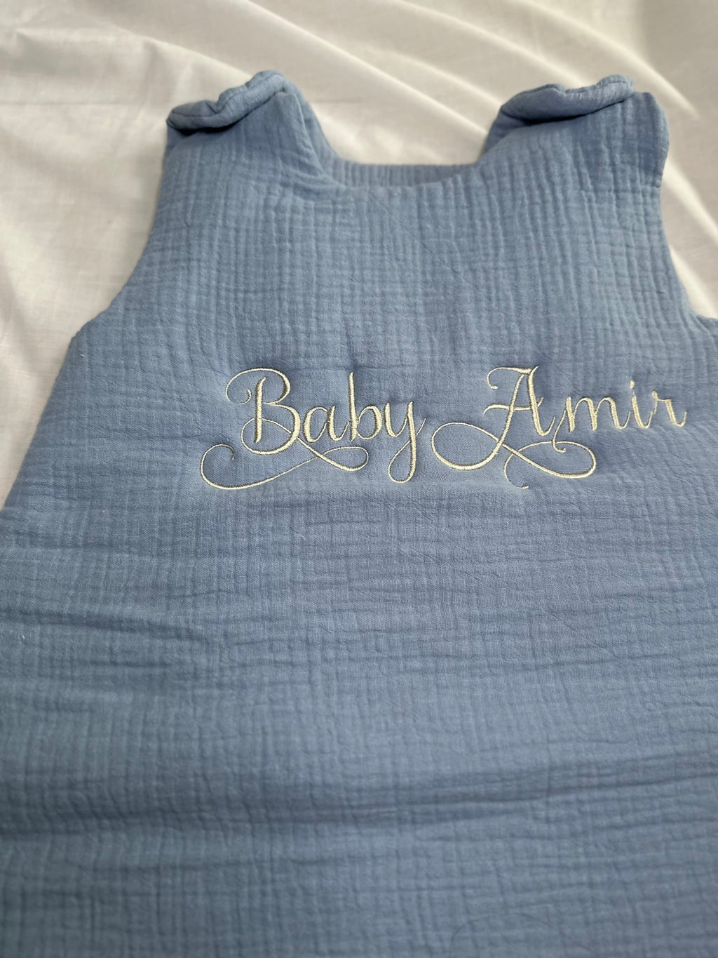 Gigoteuse manches courtes en double gaze de coton