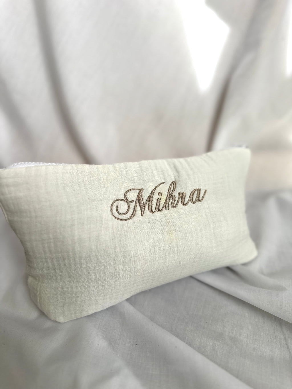 Trousse de toilette gaze de coton