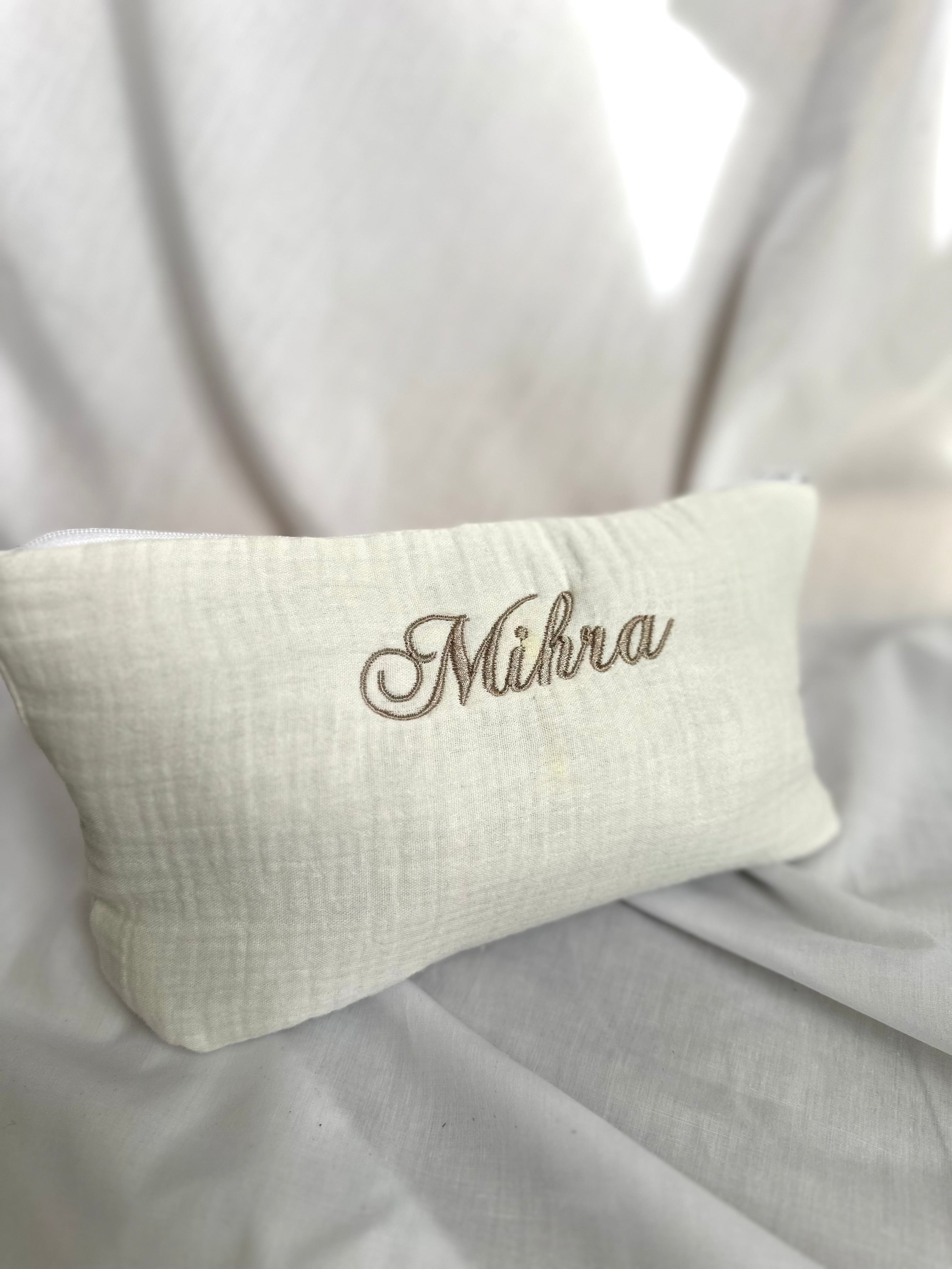 Trousse de toilette gaze de coton