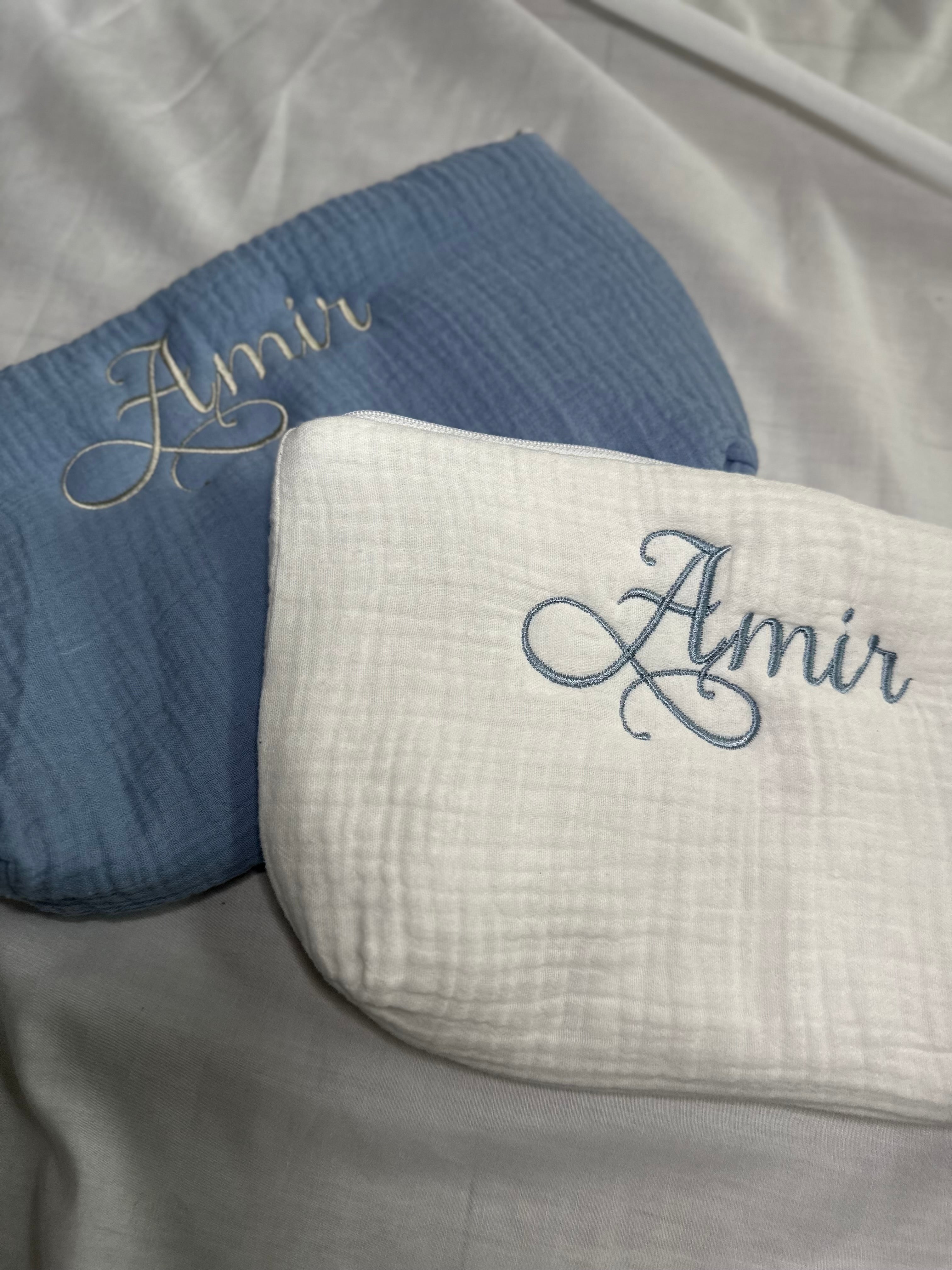 Trousse de toilette gaze de coton