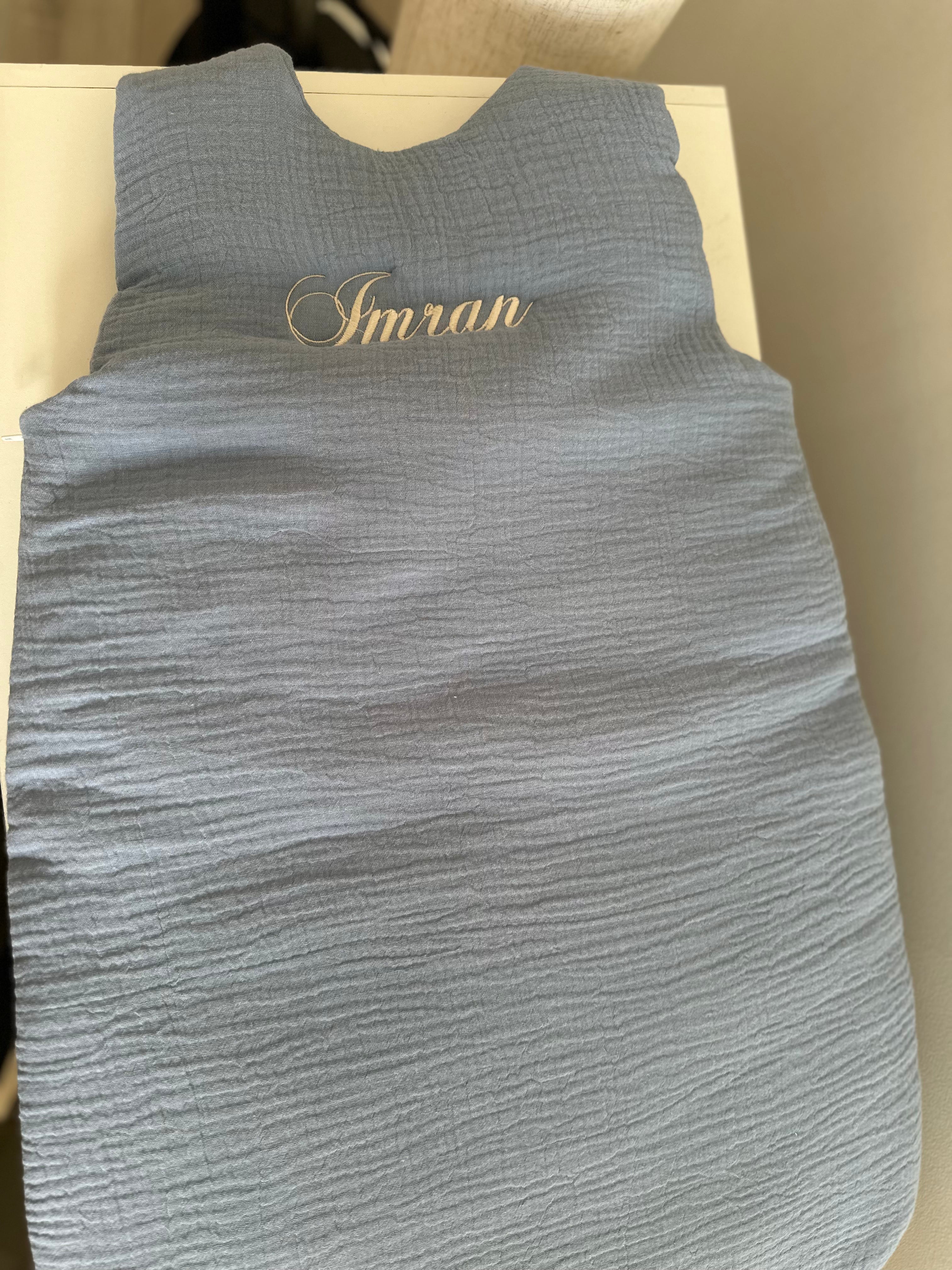 Gigoteuse manches courtes en double gaze de coton